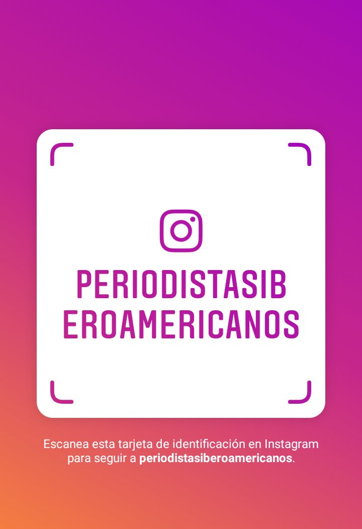 ¡Sígueme en Instagram! Nombre de usuario: periodistasiberoamericanos
instagram.com/periodistasibe…