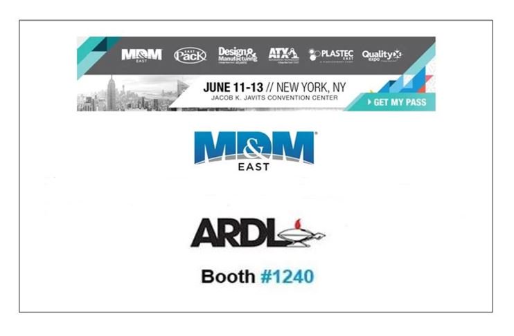 ARDLdotcom's tweet image. Stop by booth #1240 to speak to discuss: Medical Device Testing &amp;amp; Development Services, Chemotherapy &amp;amp; Toxic Chemical Resistance, Glove Testing, Extractables &amp;amp; Leachables, Pharmaceutical Services, Bio-compatibility, and more!
#MDMEast2019 #medicaldevicetesting #glovetesting