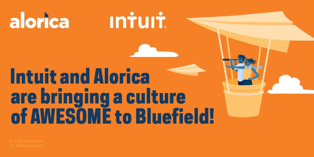 Did you hear? <a href="/Intuit/">Intuit</a> is opening its next Prosperity Hub in Bluefield, WV and has partnered with Alorica to operate the facility! We can’t wait to help bring meaningful jobs to the community and provide top-notch experiences to Intuit customers. bit.ly/31fB2BB #alorica