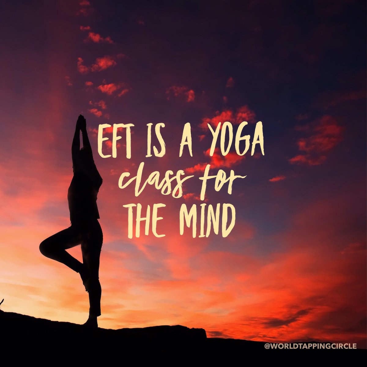 If you want a strong emotional body you must work it out. Come Tap with us to gain emotional resiliency and inner peace.  Mondays 6pm PT | 8pm CT | 9pm ET WorldTappingCircle.com