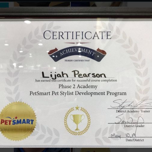 Congrats to our newest PetSmart Grooming Academy grads! 🎓 We know it’s not easy but the passion and commitment you have shown over the last few months is incredible. #LifeAtPetSmart is so lucky to have associates like you! #PetSmartGrooming, #PetSmartRecognition