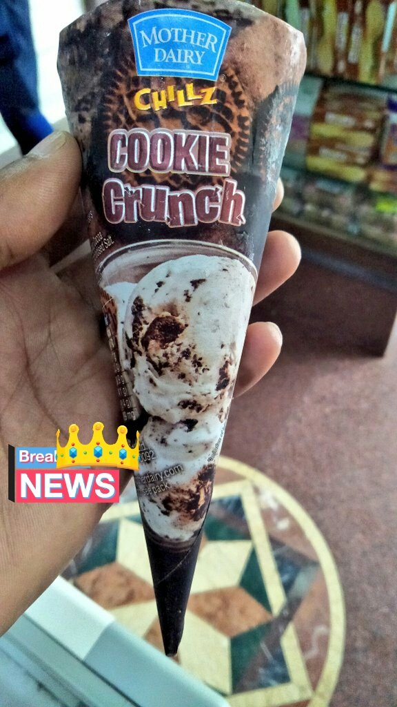 SACHINTAK55's tweet photo. #CookieCrunch New one Best one Top One ice cream Mother Dairy ice cream mustrycone cookie magicecream BIGOBASKET BEST1TOP1 FOODICPUNE PUNEPANDA AajKuchToofaniFoodi https://t.co/nMaFDZ6vUS