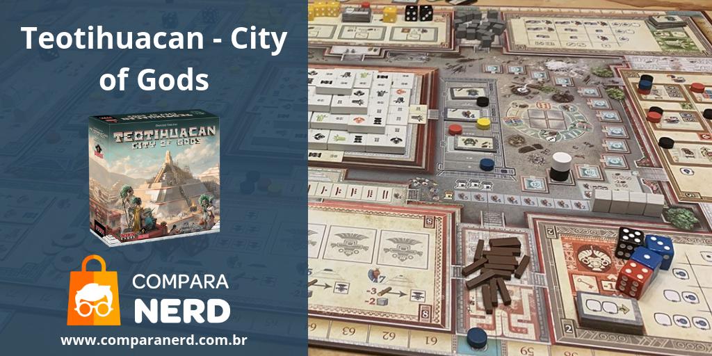 ComparaNerd's tweet photo. Teotihuacan - City of Gods esta chegando no Brasil pela Bucaneiros Jogos. Volte no tempo milhares de anos para a maior cidade dos astecas.
Acesse e encontre o menor preço:
https://t.co/NXQr18aVpV
#comparanerd #teotihuacan #bucaneirosjogos #jogosdetabuleiro #boardgame https://t.co/ePm6b43JGD