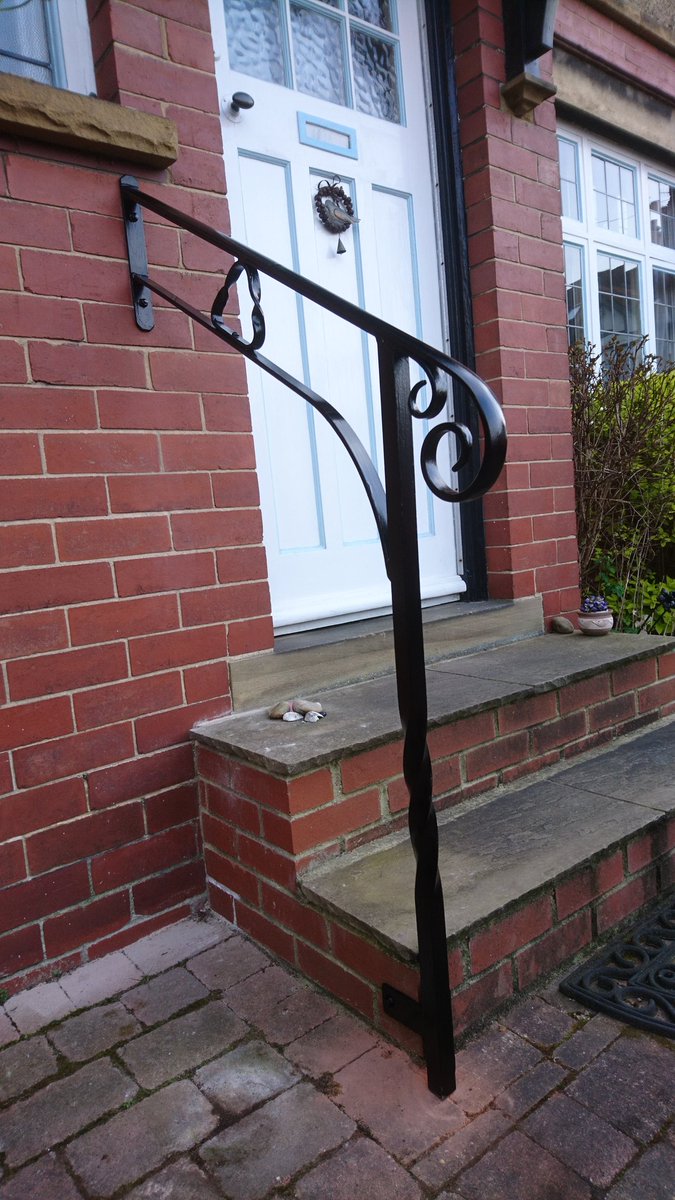 StangerMoore's tweet image. Simple #handrail #blacksmithing #ilkley #wroughtiron