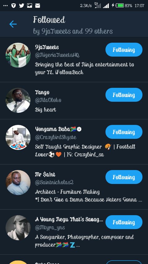 itzkay_official's tweet photo. @MykeFit Recent proofs of my follow backs. Let's gain followers together. Follow me and I follow you back immediately in just 2secs kpakam! #TeamIFollowBack never disappoint https://t.co/rPUDrSIFNJ