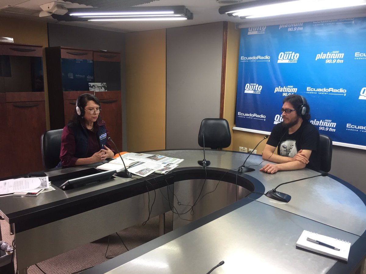 INABIO_EC's tweet photo. #AgendaBIO | #DiegoBatallas, investigador asociado al #INABIO, atiende entrevista en @radioquitoec. Habla sobre el descubrimiento de la nueva especie de rana gigante en el Parque Nacional Podocarpus. #NuevaEspecieEC https://t.co/mlegzAAtDS