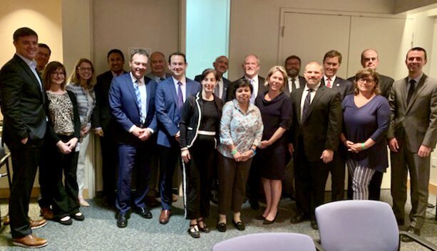 SeemaCMS's tweet photo. @CMSGov &amp; @CMSinnovates want to thank another group of surgeons for meeting w/us last Friday to discuss new Advanced Alternative Payment Models. Their input ensures that new models prioritize what’s most important for clinicians &amp; beneficiaries while pursuing value-based care. https://t.co/lKbhqjuRZi