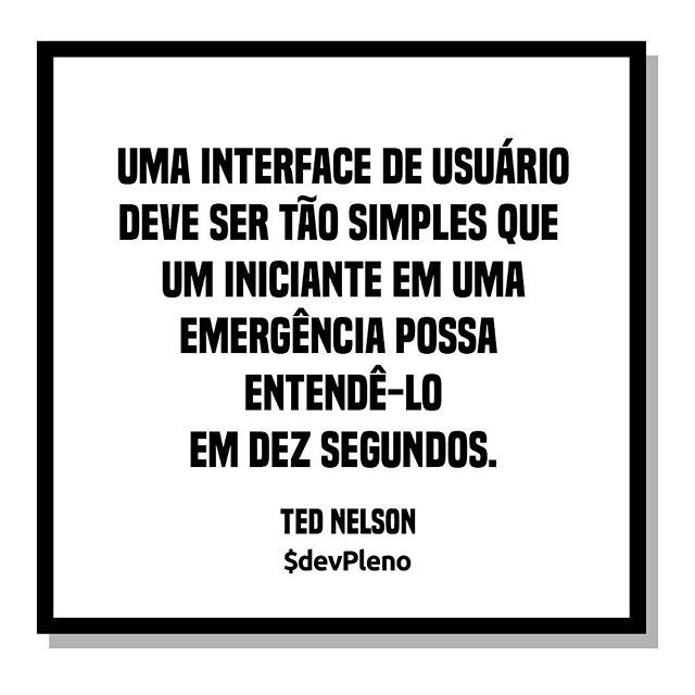 devpleno's tweet photo. Vale a reflexão! .
.
.
#reflexao #ui #ux #userexperience #userinterface #react #reactjs #reactbrasil #tecnologia #desenvolvedorpleno #devpleno #carreira #software https://t.co/TSXb9UJS5x https://t.co/FPIIIcwJ9Y