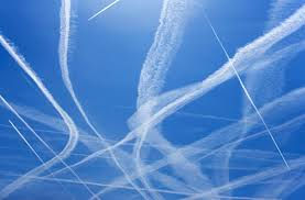 TammyJParadis's tweet photo. Heavy spray day today in #NewBrunswick #Canada  Our sky looks like this except now its becoming milky white as the aircraft-applied particulates (i.e. pollution) spreads.  

#MorePollutionIsNotTheSolution
#ZeroGeoengineering
#WeatherWarfare 
@MichelleRempel https://t.co/XtQeCeItCF
