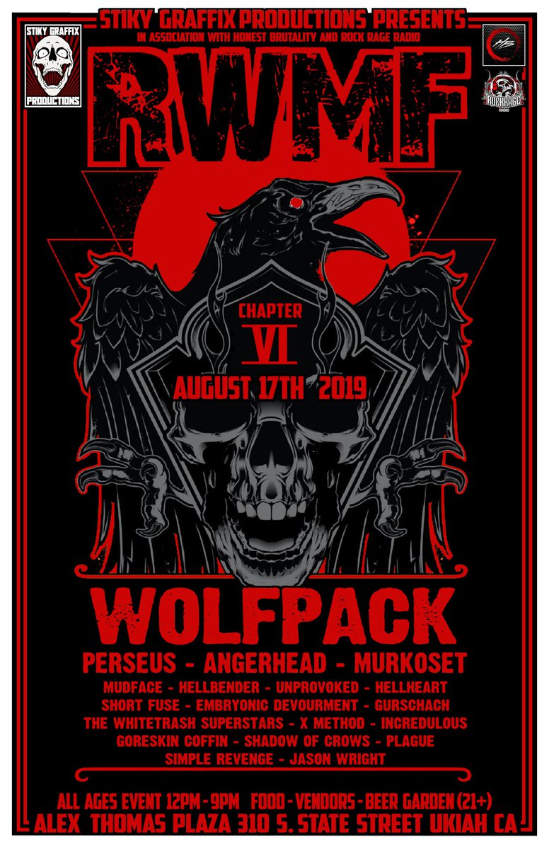 Redwood Metal Fest will be our next show!!