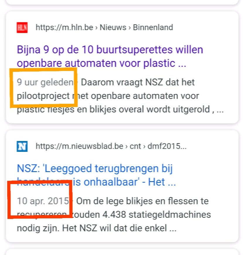 Zoek de verschillen...Verstand komt bij <a href="/NSZbe/">NSZ Be</a> met de jaren veronderstel ik? Niet ten laste  algemene middelen veronderstel ik? Maar voor rekening van werkelijke vervuiler. Zie ook #statiegeld.
Nu <a href="/UNIZOLimburg/">UNIZO Limburg</a> en <a href="/UNIZOvzw/">UNIZO</a>, <a href="/comeos_nl/">Comeos NL</a> nog nieuwe inzichten en we worden  partners.