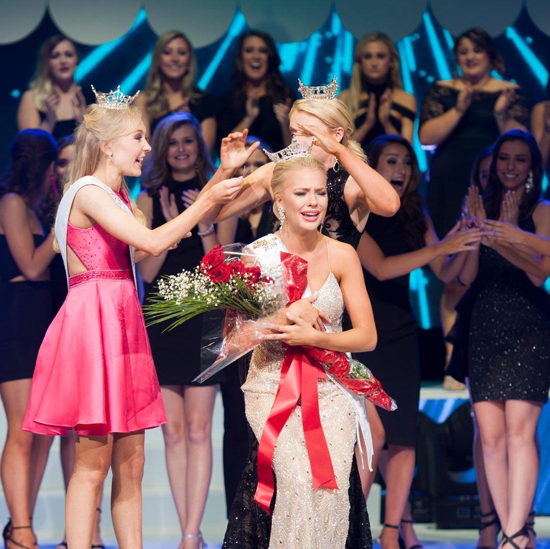 okstate's tweet photo. Congratulations to #okstate student and #MissOklahoma 2019, Addison Price! We’re proud to have a member of the Cowboy family representing Oklahoma! #GoPokes! 🧡 https://t.co/hQtJgVw1uP