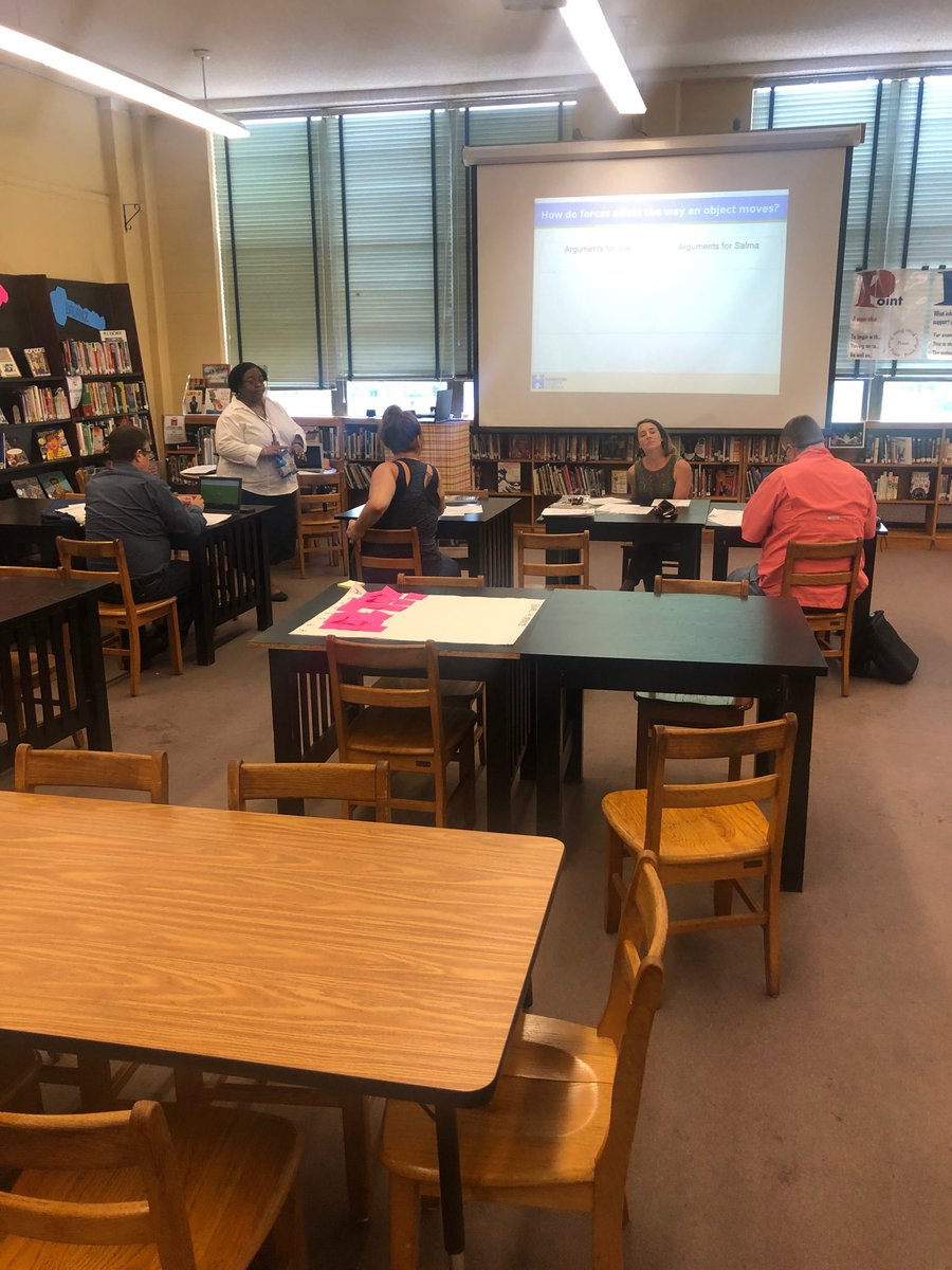 MullinsSciTchr's tweet image. What a fabulous way to start the week—MS science teachers working to “do the science” as they dig into the curriculum guides. #HCS_Science ⁦@hamcoschools⁩ #WeareHamilton ⁦@ChrissyEasterly⁩