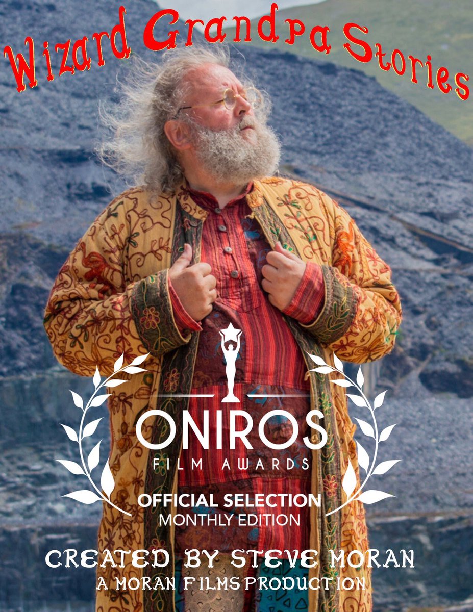 WizardGrandpa's tweet photo. I'm pleased to announce that my YouTube series has been selected for the Oniros Film Awards!!!!
-
-
#WizardGrandpaStories #WizardGrandpa #GrandpaStories #WGS #stories #wizard #talesforkids #talesforchildren #magic #magical #fairytale #fairytales #magicfairytales #drama https://t.co/S23mkPGQJl
