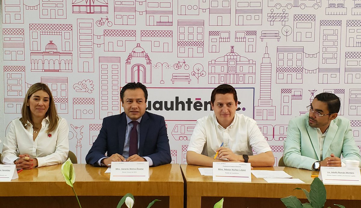 INEAmx's tweet photo. Signamos un convenio de colaboración con @AlcCuauhtemocMx que nos permitirá acercar los servicios del Instituto a las personas de esta demarcación que se encuentran en rezago educativo.
Firman @nenulo y @GerardoMolinaA_ 
#AlianzasQueTransforman 🤝 https://t.co/CIjYsLLDLg