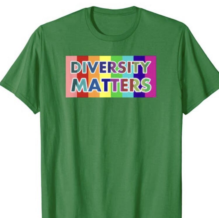 #PrideMonth #diversitymatters #Diversity Matters #Pride Flag Proudly Celebrate #LGBT 8 Colors T-Shirt: #LGBTQ Clothing #ad amazon.com/shop/introvert…