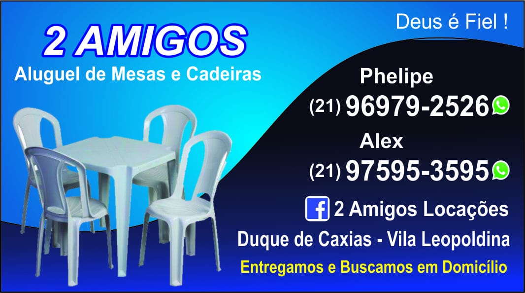 Boa Noite galera 📣📣
Estamos começando um novo projeto, precisando de mesas e cadeiras para o seu evento, é só chamar. 
Estamos a disposição, com os melhores preços para você  

Dar Rt por favor aí rapaziada 📣
<a href="/ALEX_CRVGi/">Alex França</a>