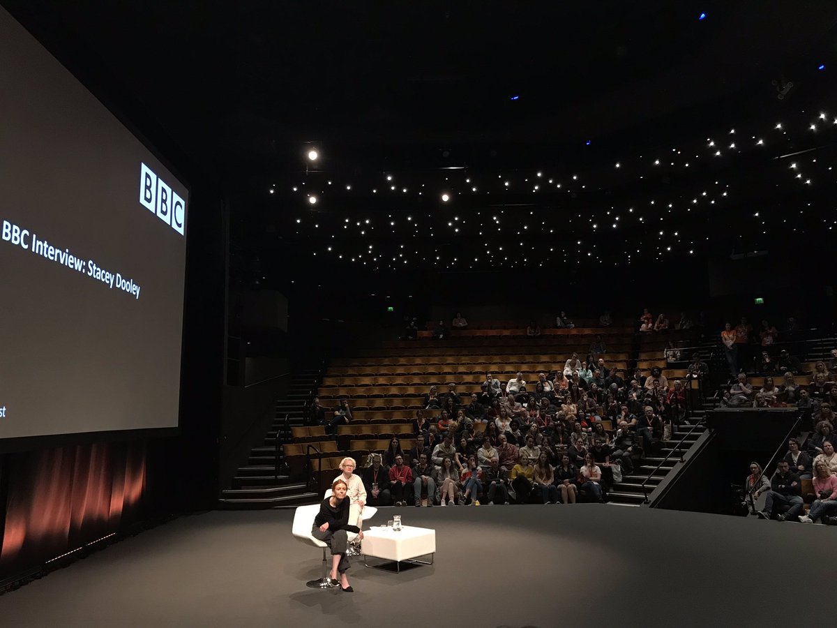 LeeIcesnow's tweet image. #Sheffdocfest #staceydooley #BBCinterview When listening audience's question, carefully and patiently. When discussing with audience but the host had to stop it cause out of time, went to continue talking with the audience after the interview—— I loved her at that moment!