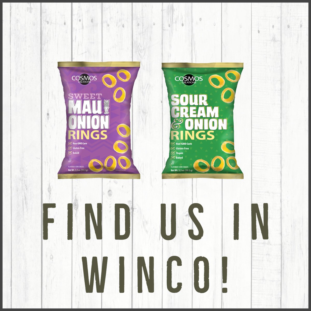 Happy Monday fellow foodies! Grab a bag (or 2) of our new onion rings today in your local Winco Foods!