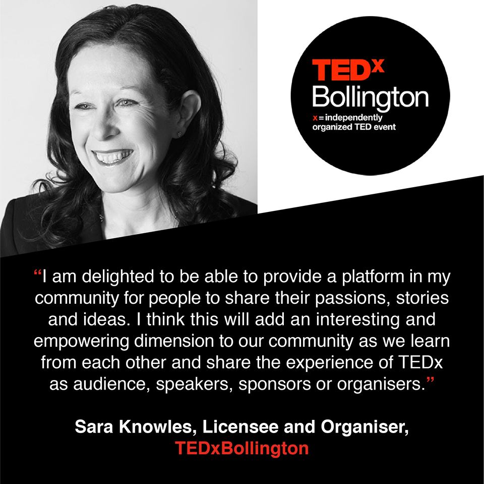 Excited and honoured to be hosting <a href="/TEDxBollington/">TEDxBollington</a> <a href="/BollingtonArts/">BollingtonArtsCentre</a> - taking the art of connection to a #global stage 🌍🌎🌏 at #Bollington's 1st #TEDx event 16 June  <a href="/bollingtontc/">Bollington TC</a>  <a href="/CanalsideRadio/">Canalside Radio</a> <a href="/silk1069/">Cheshire's Silk 106.9</a> <a href="/WeAreEmbraceLtd/">Embrace Branding & Marketing Agency</a> @SteinIAS <a href="/VisualSense/">Visual Sense</a> <a href="/BollingtonFest/">Bollington Festival</a> #Cheshire  #event
