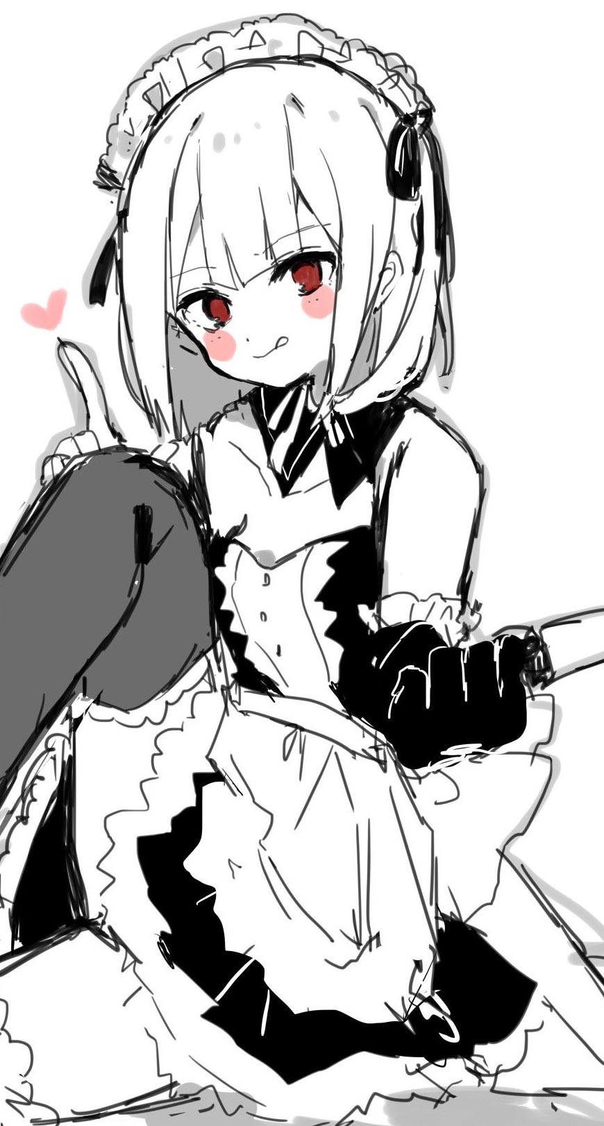 ちく Undertale キャラちゃんくんにメイド服きてもらったらくがき T Co N4yi5orz6o Twitter