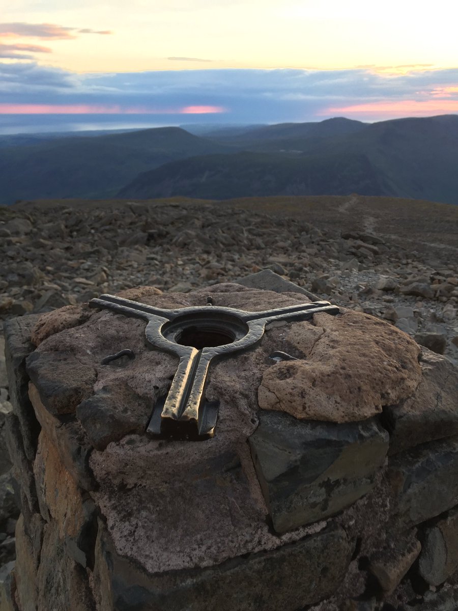 Scafell pike 3209ft done in 3 hours. Now off to Snowdon and looking good for sub 24hr. #threepeakschallenge