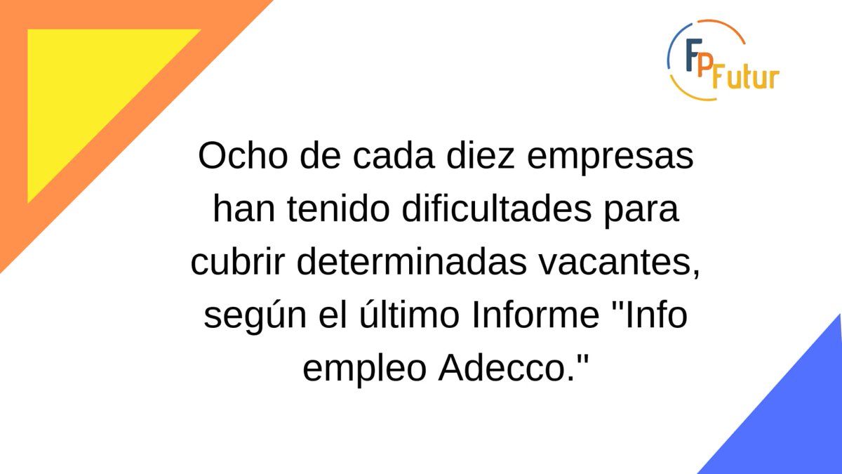 fp_futur's tweet photo. Mediante @ABC, sabemos que el #informe realizado por @Adecco vemos que en #España, se incrementa la #SubidaDelEmpleo gracias a la#FP y a sus cursos de formación.
#educacion #formacion #estudio #fpfutur  #fp #enpleabilidad #españa #FormacionProfesional.

https://t.co/I5WXZRRdvc https://t.co/j0Q4bzlHdd