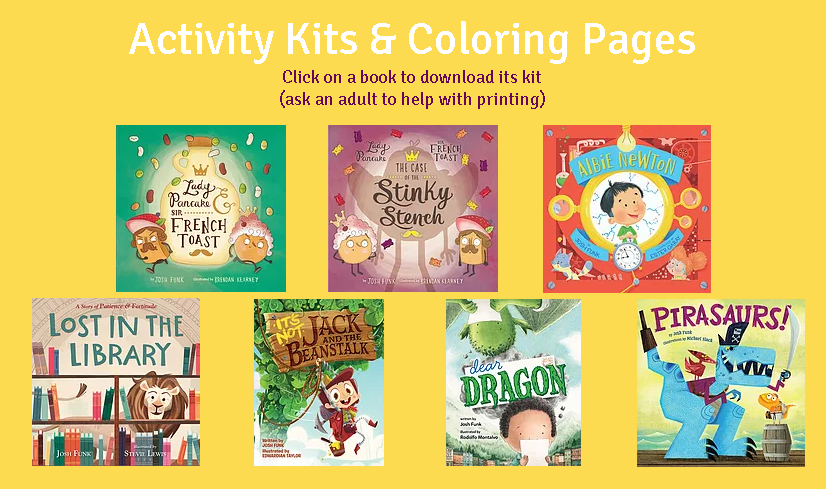 joshfunkbooks's tweet photo. Looking for something to do this summer vacation?

Did you know there are FREE downloadable activity kits and coloring pages for my books? It's true!

See here: https://t.co/ZTuKNnjBJ1 https://t.co/4DKuvOostl