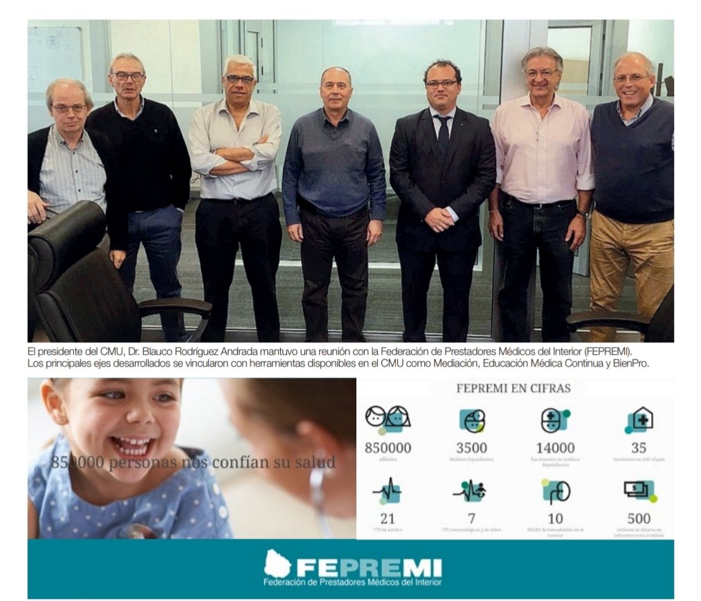 RodriguezBlauco's tweet photo. Gracias @FEPREMIuy por la reunion mantenida.
En equipo se puede.
Por una medicina y un SNIS de calidad.
El @colegiomedicouy construyendo. https://t.co/o8qQIpR0RO