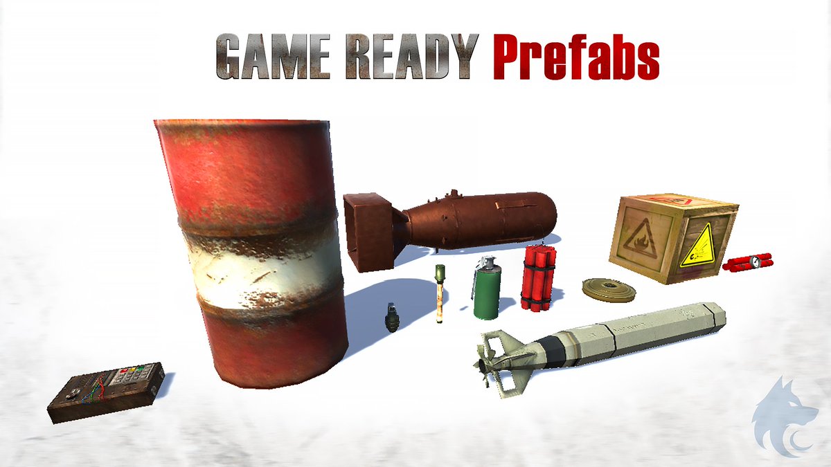 crewolves's tweet image. [Bomb and Explosive Package]  is #availablenow for #Download @AssetStore. Add this into #game and blast. #Crewolves #gameasset #gameart #3dmodelling #gamedevs #gamedevelopment #gamedesign #lowpoly #indie #indiedev #explosion #weapons #3dart #gaming  u3d.as/1mXH