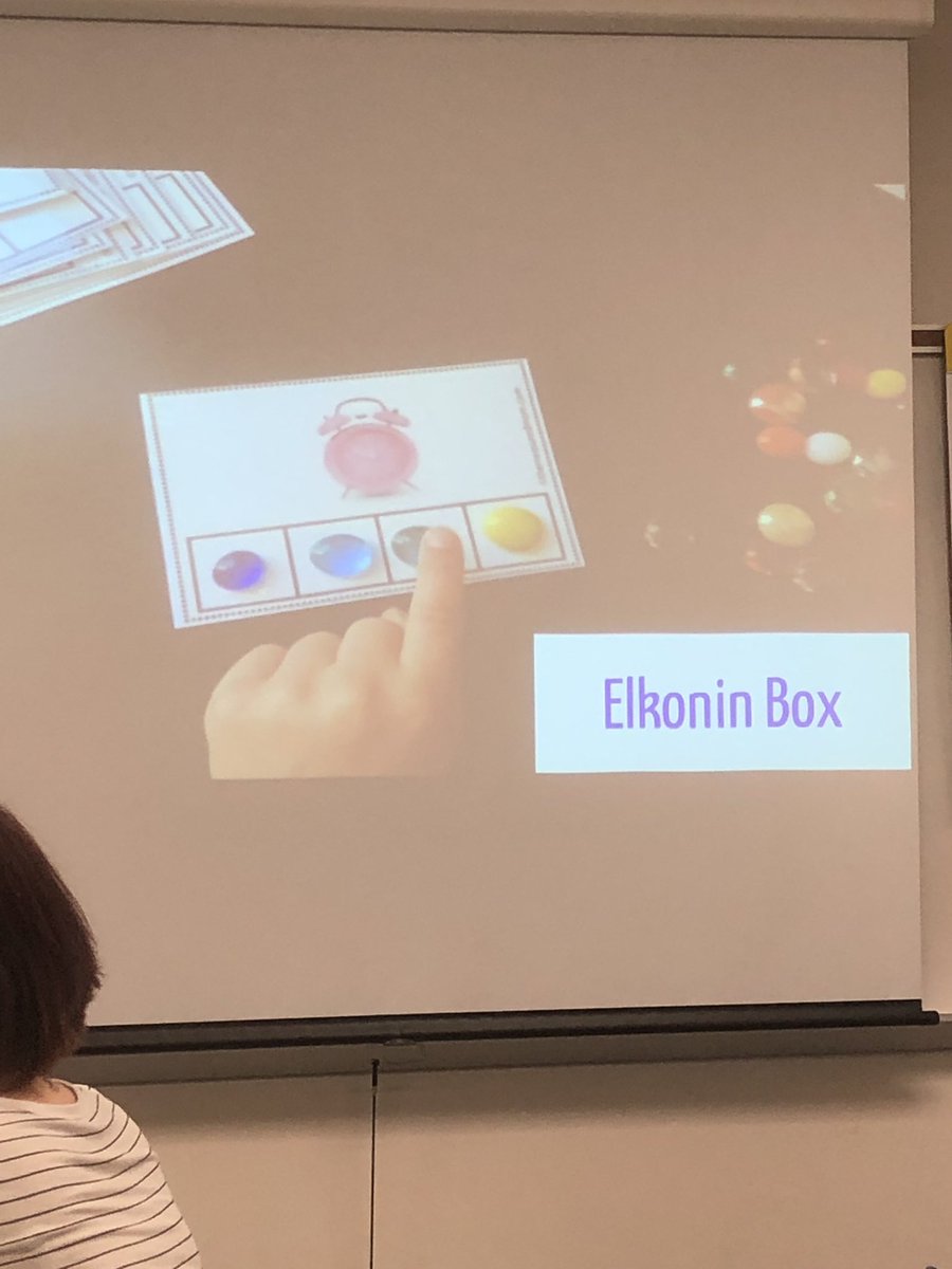 KWhite_PLE's tweet photo. Helping students with Phonological Awareness using Elkonin Box!! #HumbleISDPOP #readingchangingthescript @HumbleISD_RtI @HumbleISD @JinksNat_PLE https://t.co/53yaqaoOEn