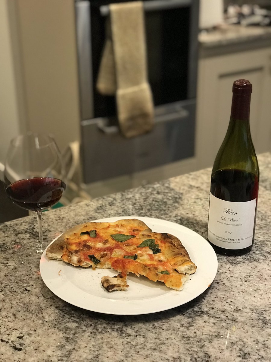 ramblingwino's tweet photo. So, haven’t tweeted in a while, been somewhat busy with life and stuff. But here’s pizza and Pinot - made the pizza myself and cooked it on my new wood fired oven. 

Not bad. But the Pinot was even better! https://t.co/Rs3BHqYrJM