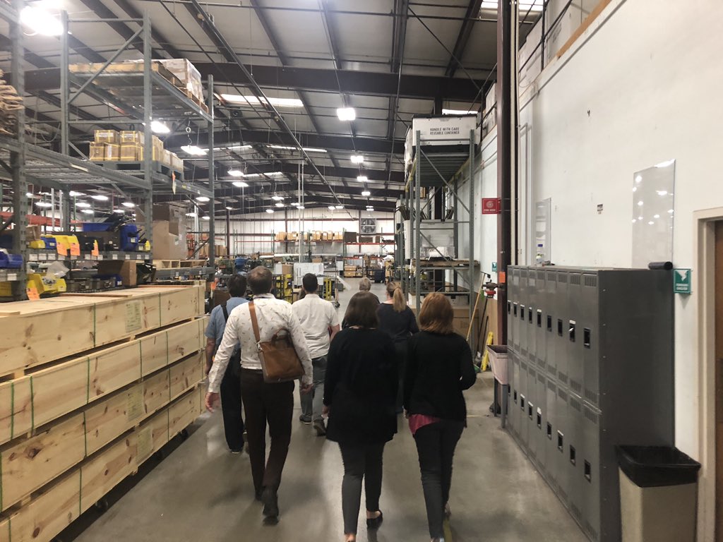 tullahomaband's tweet photo. Touring the Conn-Selmer production facilities. Truly amazing and inspiring. @ArtsTcs @TCSPublic @johnccarver #CSIconnect https://t.co/QecGkoLLy3