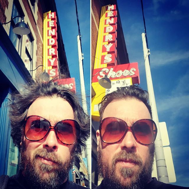 In the aftermath of this haircut I feel less like a caveman.  Tightened up the coiff for Hamilton Arts Week.  New video by the end of the week to be debuted at the Cotton Factory this Saturday.

#hamiltonishome #coiff #hendrysbarbershop #hamiltonartsweek… bit.ly/2ZcnW68