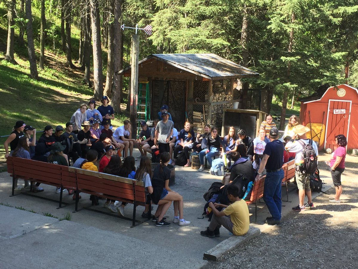 NotreDame_MH's tweet photo. Camp McCoy 2019 Grade 9 Trip begins @KofC @mhcbe_ #nda15 #44 students having a blast https://t.co/QaLPxms5SO