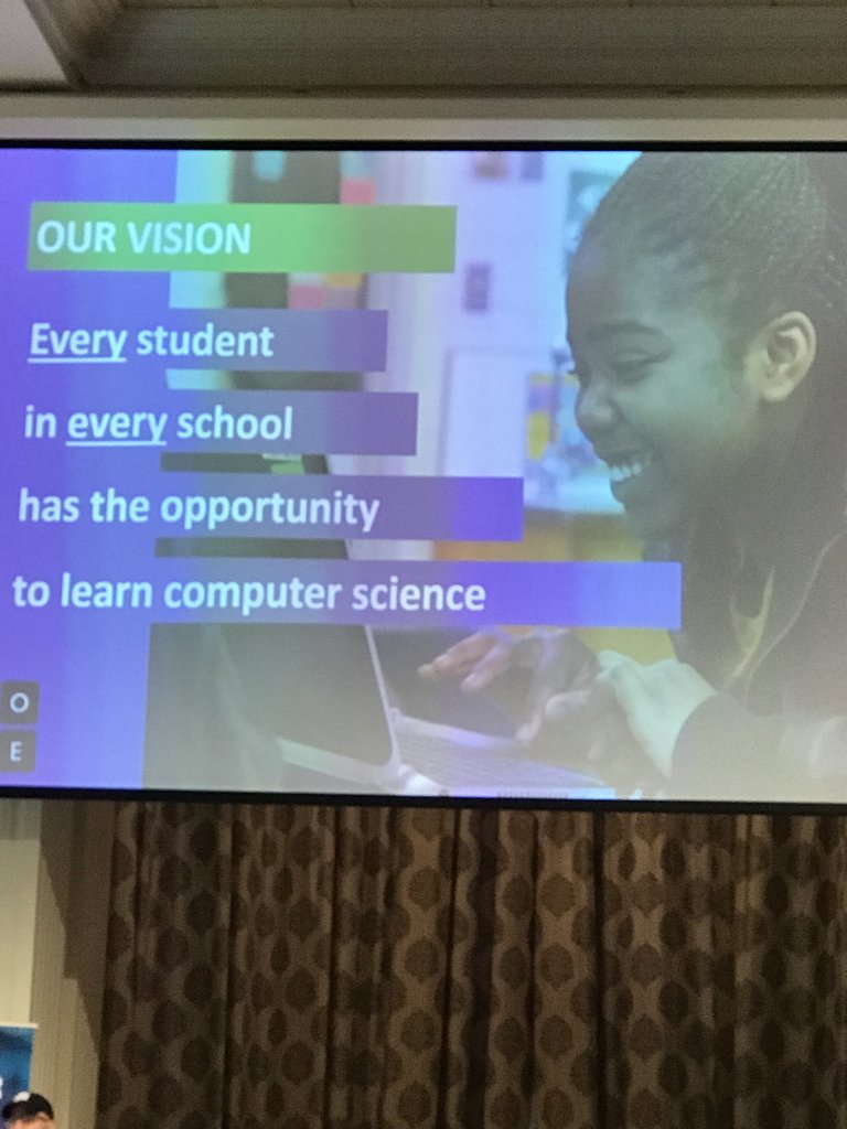 StarCitySchools's tweet photo. Proud to have @StarCitySchools sharing with Commissioners of Education (TN, AR, KY, NC) the importance of Computer Science Ed. for College & Career Readiness. βEvery company is a Computer Science company today.β #CSforall #CSSummit19 https://t.co/cOyjRghIKN