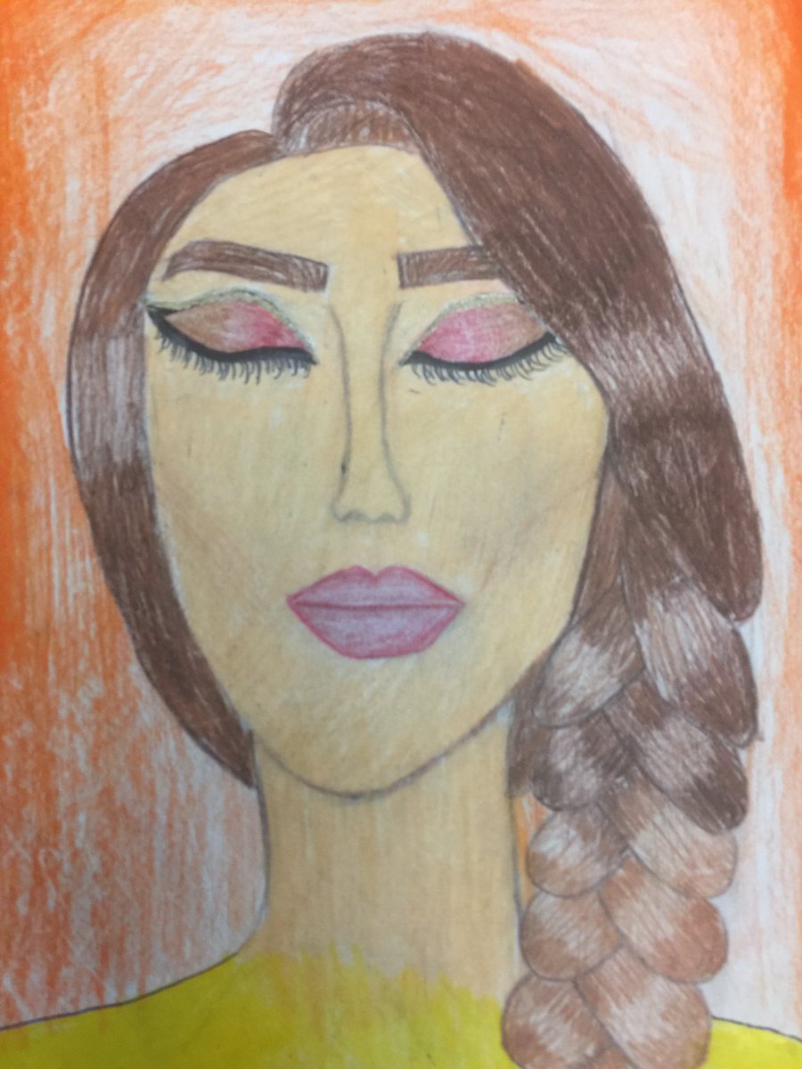 MrsJamesFamily's tweet photo. @superraedizzle how can I make these facial features more realistic and 3-D? Also, how do I make shine the hair have glare/shine? Thank you for the cheap art supplies video on YouTube! https://t.co/O9JeGvgZxP