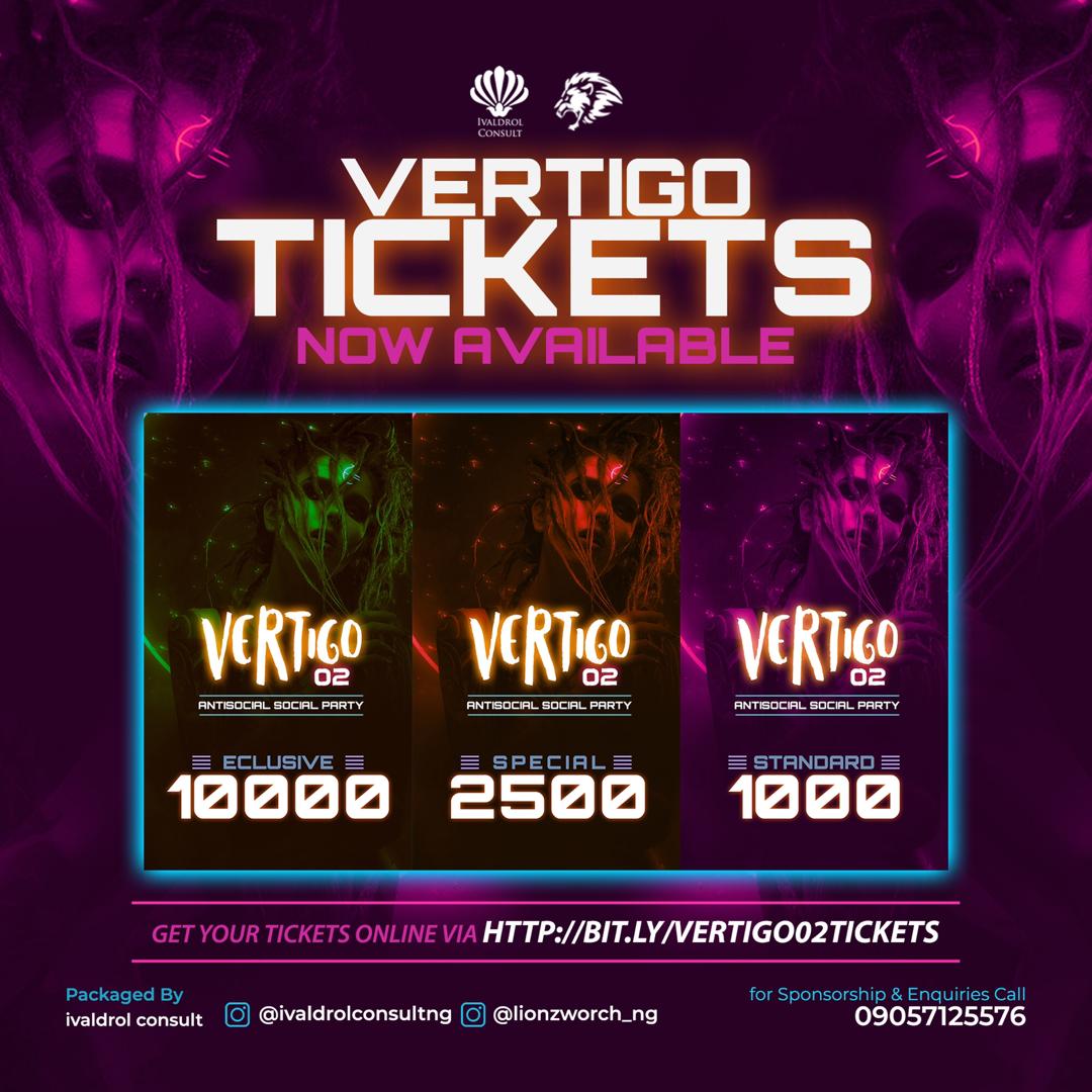 chineykid's tweet photo. Get ready as you can purchase tickets for the biggest party #vertigoparty #vertigo02 don't waste your time this June #29thJune https://t.co/Wv08vNo5iP