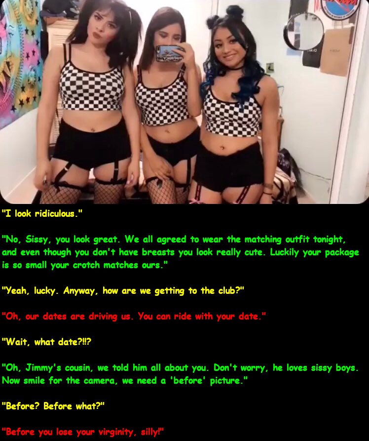 Femdom sissy caption