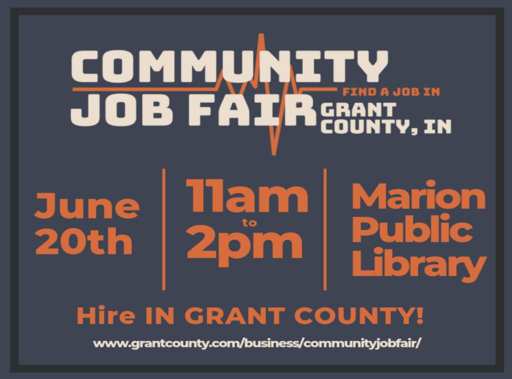 MSMIndiana's tweet image. Community Job Fair June 20th 11-2 mainstreetmarion.com/2019/06/10/com…