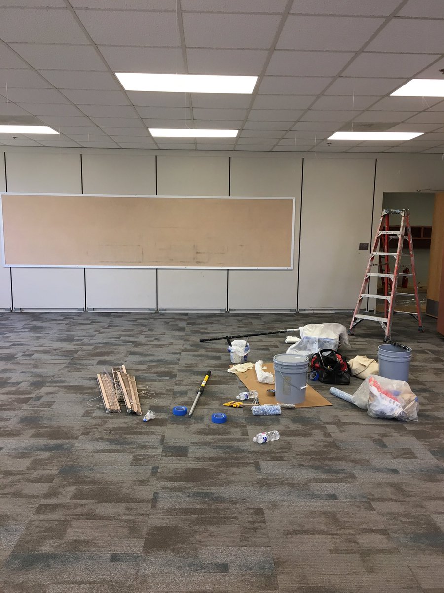 sces466's tweet photo. Great progress at the elementary school. We even have some classes with carpet and new paint! #usd466 #sces https://t.co/cqaHhBuANy