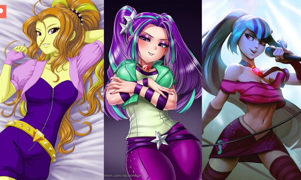 🦇🦇🦇 Hollow Shades 🦇 🦇🦇 on Twitter: "EG Rainbow Rocks .. The Dazzlings  Siren Song Art by arakanovich, racoonkun and uotapo #Dazzlings  #TheDazzlings #EquestriaGirls #brony… https://t.co/343NhiyCEP"