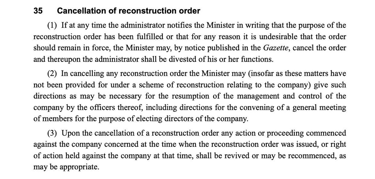 mimmitwit's tweet photo. @mahowa15 @Busisa74 @xandatoto @fortunechasi @nelsonchamisa and who has the responsibility of that? administrator ED idofo papaw period. Only after satisfaction of section 35 can a substantive board be done. theres n smm case setting precedence unless its a demo of ED and PAC saying we did the law to piss on Zim and we can piss on the law https://t.co/HwzQtxq6YN