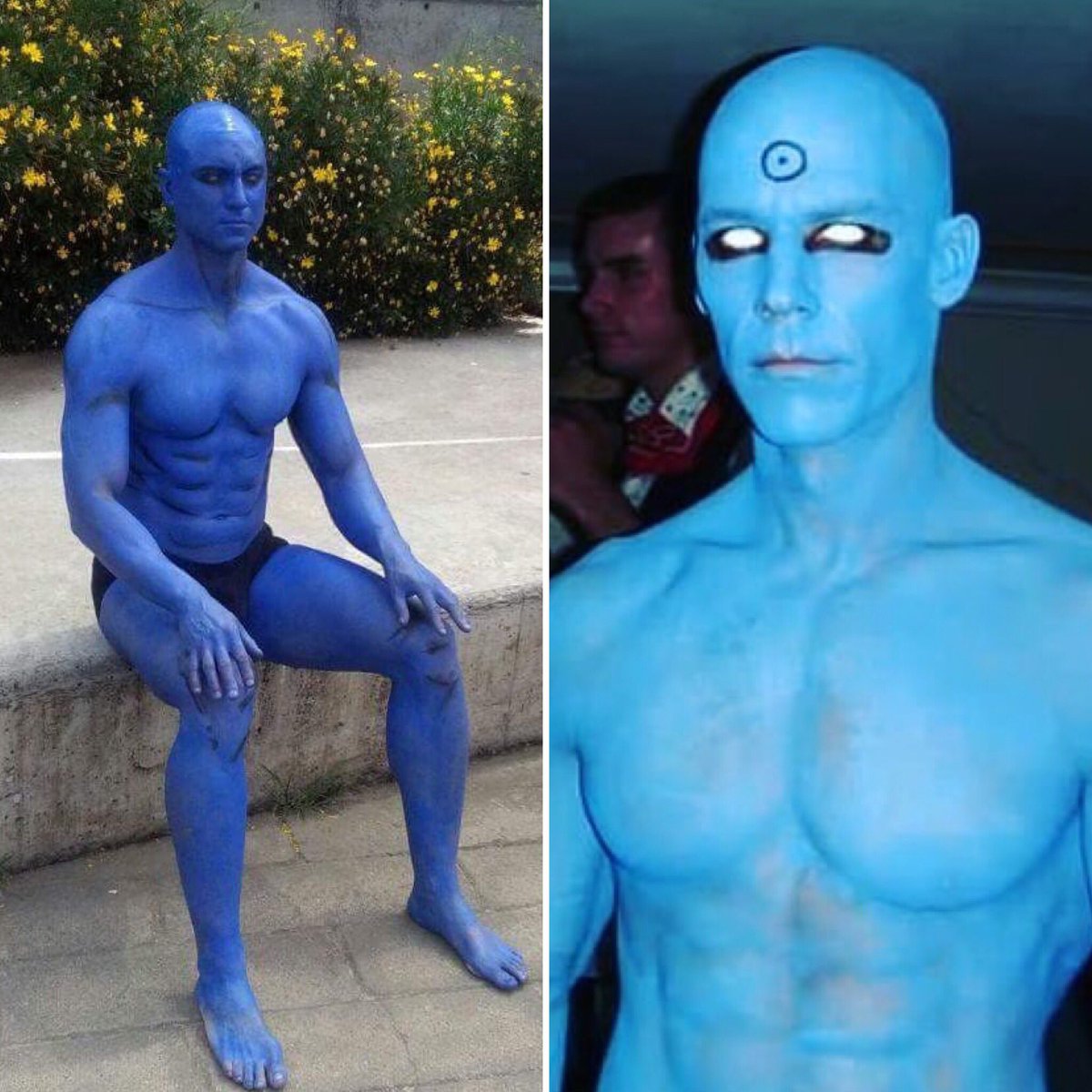 Who Cosplays the Watchmen?Spotlight: Dr. Manhattan #drmanhattancosplay #drm...