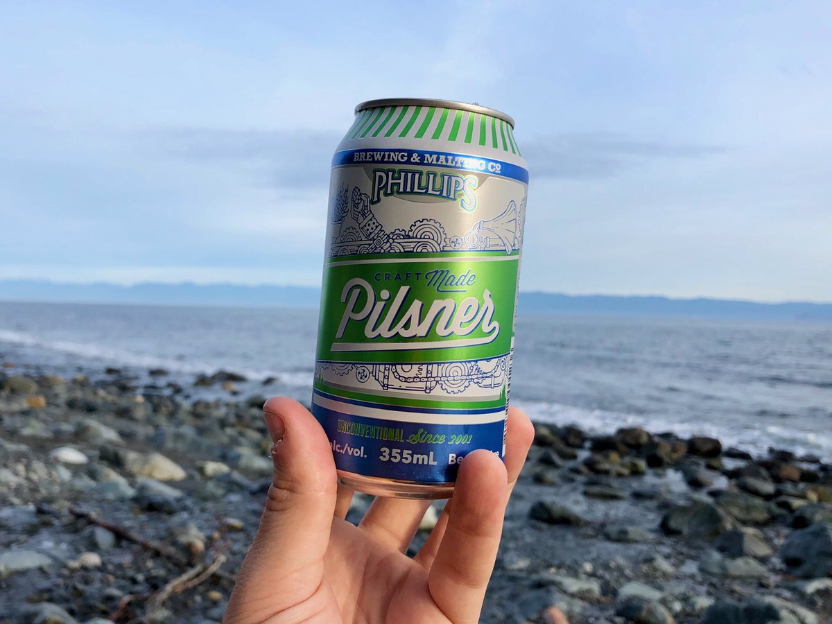 The perfect beach beer if your beach is in Jordan River, BC -   ⁦<a href="/phillipsbeer/">Phillips Beer</a>⁩ #Pilsner.