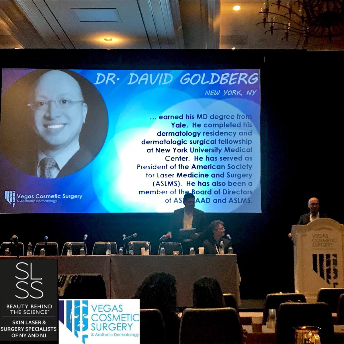 SkinAndLasers's tweet photo. Lecturing this past weekend at Vegas Cosmetic Surgery & Aesthetic Dermatology Symposium at Bellagio Las Vegas
#VCS2019 @VCS_2019 @Skin_and_Lasers @SkinAndLasers #skinandlasers https://t.co/FsZeFw6iiJ