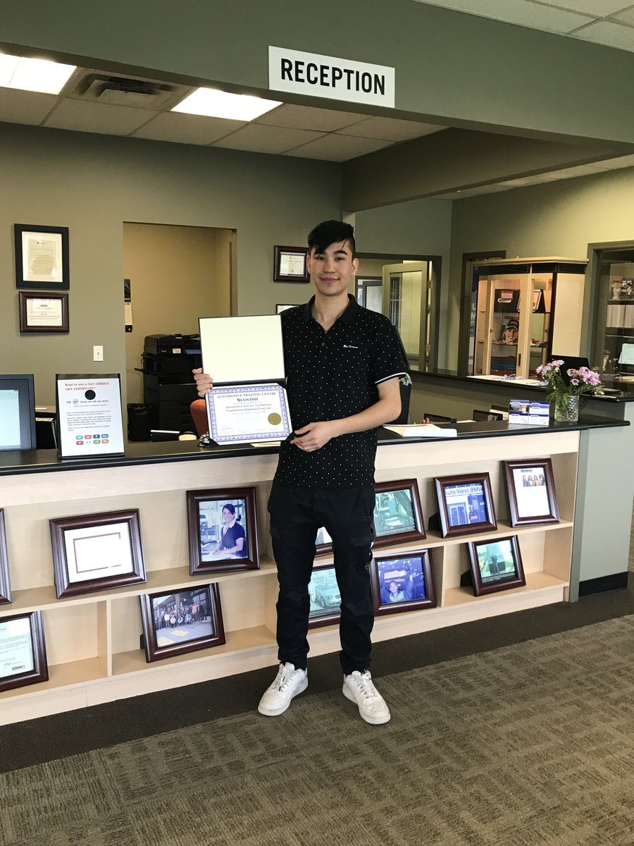 Maksim and Siawish have successfully graduated from their Automotive Service Technician Diploma program! Congratulations to both of you guys and best success in your new career! #YourCareerStartsHere #Graduation #AutomotiveSuccess #ATCSurrey #BC #AutomotiveTrainingCentres