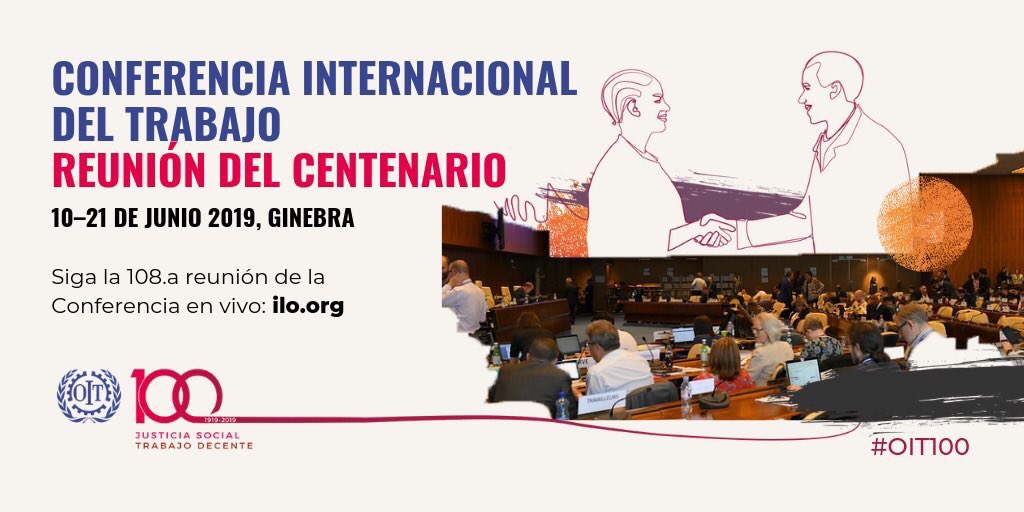 COHEPHonduras's tweet photo. En la 108 Reunión de la Conferencia Internacional del Trabajo que se celebra del 10-21 de Junio de 2019 en Ginebra,Suiza. El Presidente @jcsikaffyc asiste en representación de #COHEP y #FEDEPRICAP y lo acompaña la Ex Presidente de COHEP, la Lic. Aline Flores. #OIT100 #ILO100 https://t.co/WwCi1Y8IhL