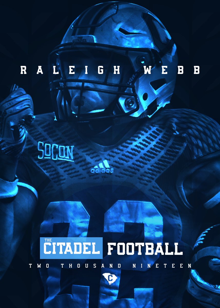 CitadelFootball's tweet photo. TOUCHDOWN @raleighwebb_2! 🔥

Something we are sure you will hear a lot this fall. 😉

#FireThoseCannons | #TheCitadel https://t.co/vhjIwnj827