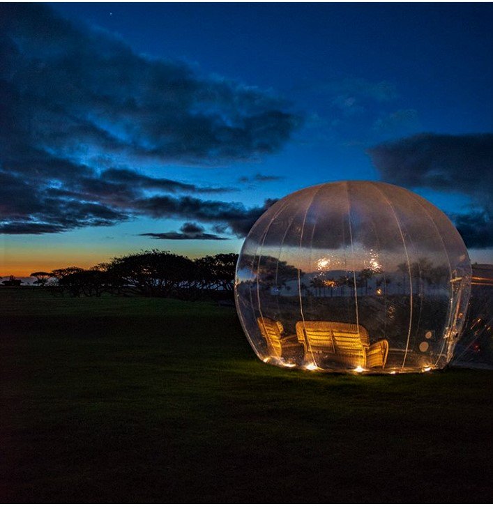 BubbleHutsLLC's tweet photo. This client is using their Bubble Huts Tent for STARGAZING Events in Hawaii! https://t.co/DNvnwHuSiF #stargazing #eventprofs #bubblehutsllc #bubbletent #glamping #bnb #airbnb #startups #entrepreneur #businessidea #quickroi https://t.co/TzHHSWHCDX